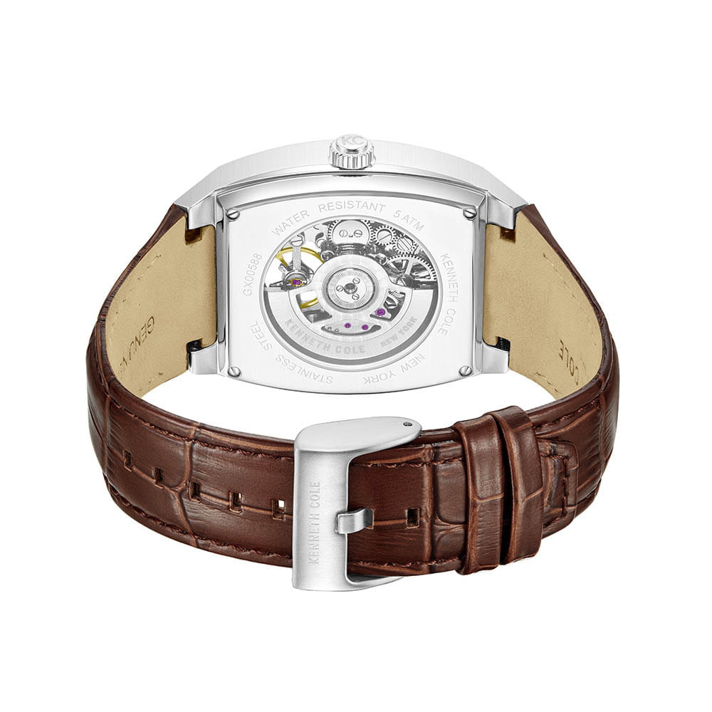 Kenneth Cole Kenneth Cole Automatic KCWGX0058801,  сша мужские часы на браслете кожаный боковой вид
