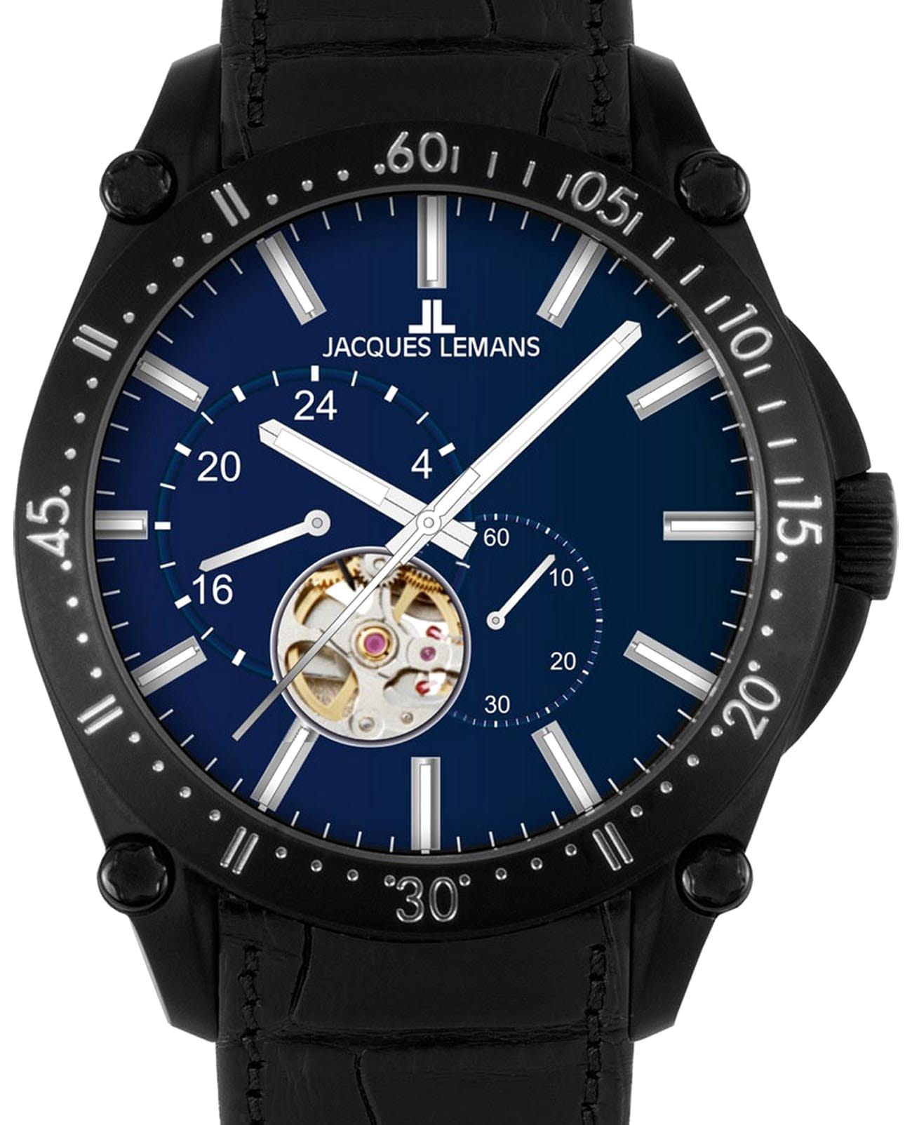 Jacques Lemans Jacques Lemans Derby 1-2201B , наручные мужские часы фото под углом