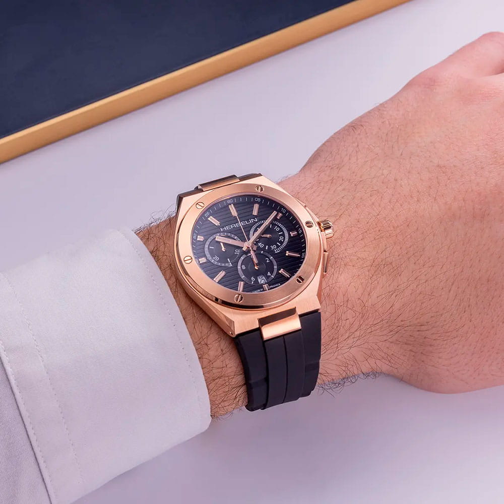 Оригинальные часы Herbelin Herbelin Cap Camarat 37645PR14CA кварцевые калибр механизма ronda 3540.d общий вид