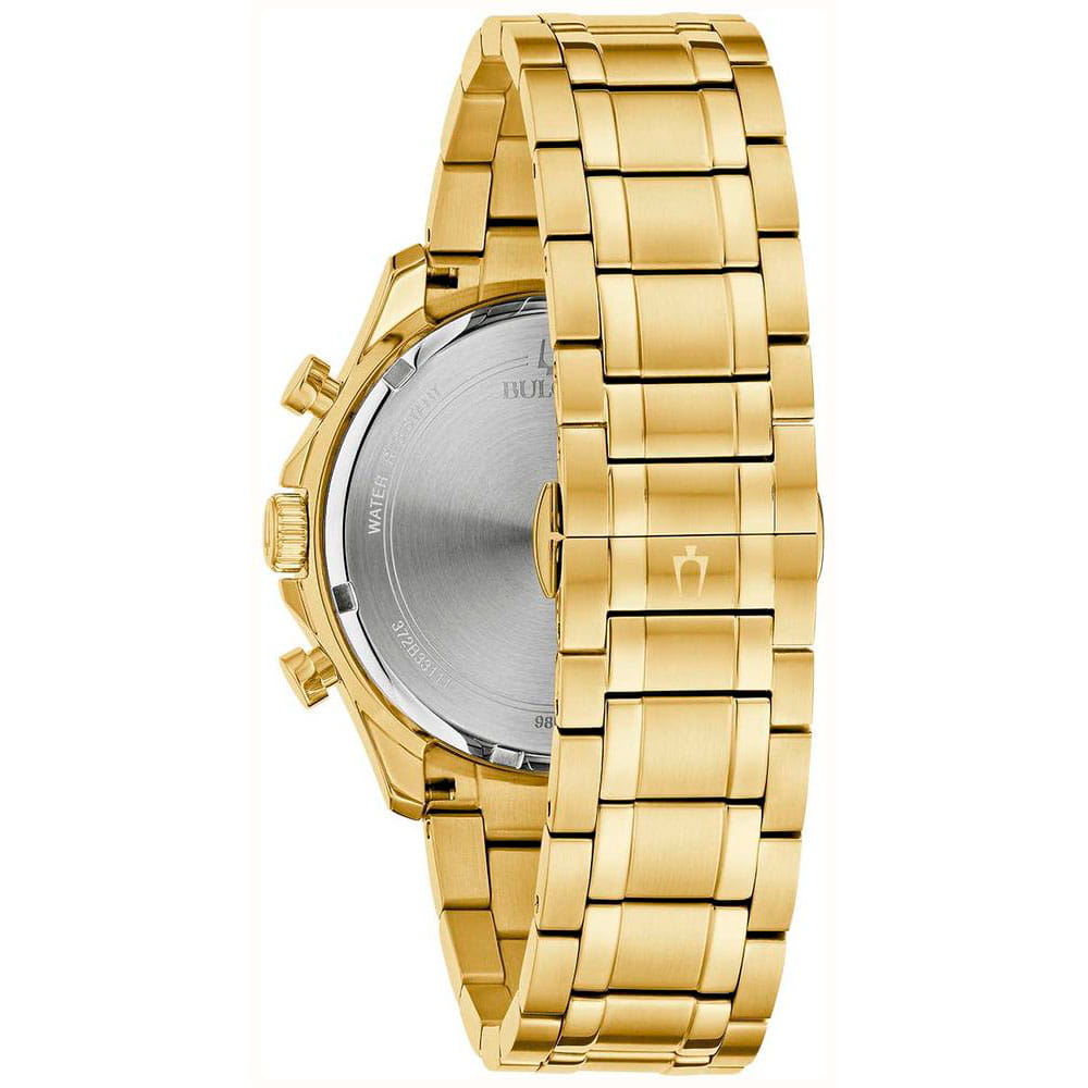 Bulova Bulova Sutton 98E113,  сша мужские часы на браслете нержавеющая сталь с pvd-покрытием боковой вид