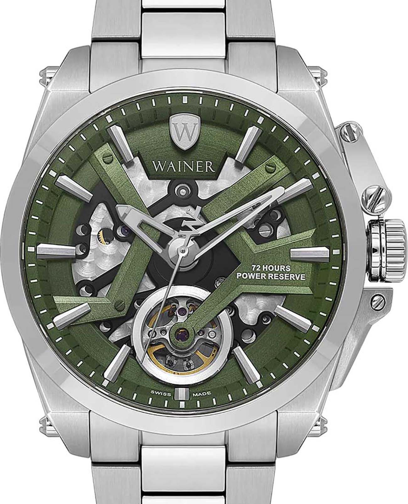 Wainer Wainer WA.25250-B , наручные мужские часы фото под углом