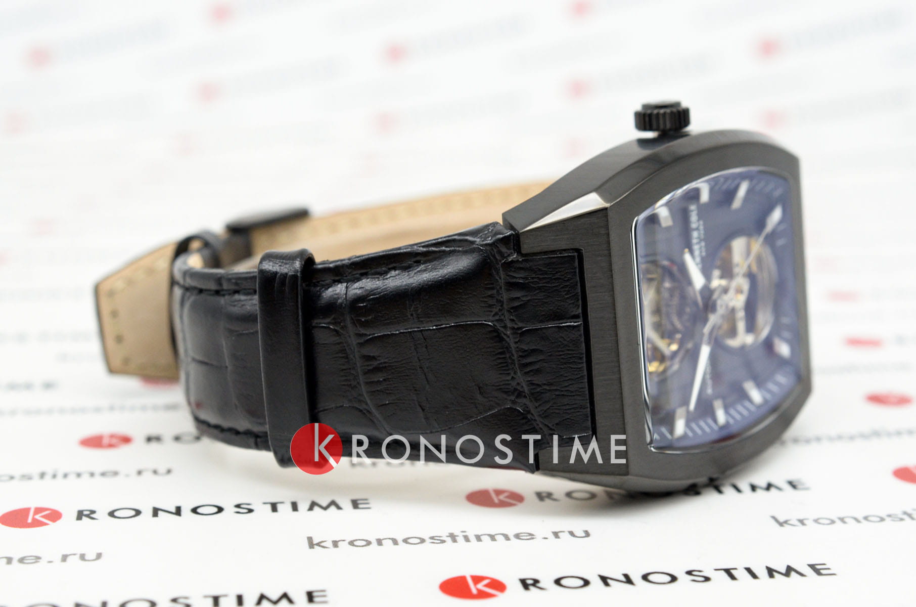 Kenneth Cole Kenneth Cole Automatic KCWGX0058802,  сша мужские часы на браслете кожаный боковой вид