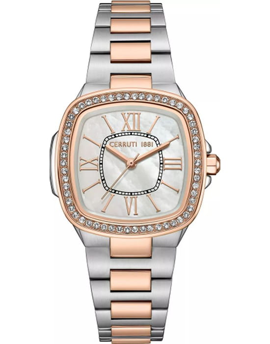 Cerruti 1881 Cerruti 1881 Casale CIWLG0086001  CIWLG0086001 кварцевые женские часы синий циферблат, браслет нержавеющая сталь с ip-покрытием — вид спереди