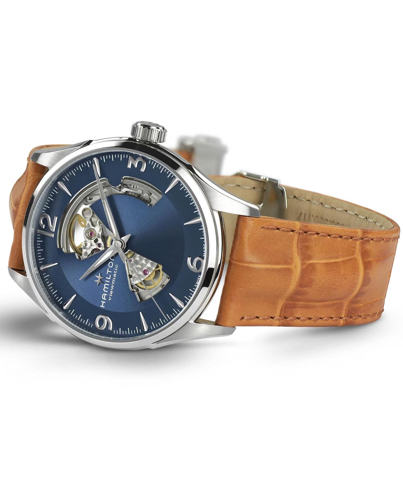 Hamilton Hamilton Jazzmaster Open Heart Auto H32705541 , наручные женские часы фото под углом