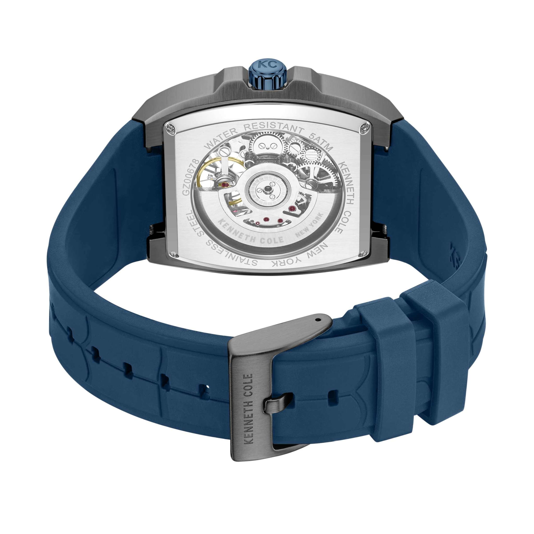 Kenneth Cole Kenneth Cole Automatic KCWGZ0067801,  сша мужские часы на браслете каучук боковой вид