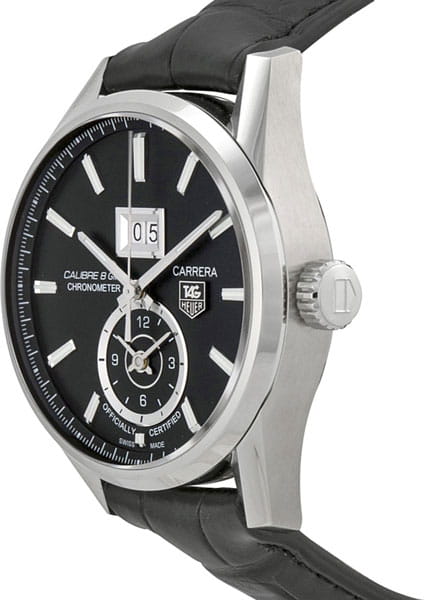 TAG Heuer TAG Heuer Carrera WAR5010.FC6266, carrera швейцария мужские часы на браслете кожаный боковой вид