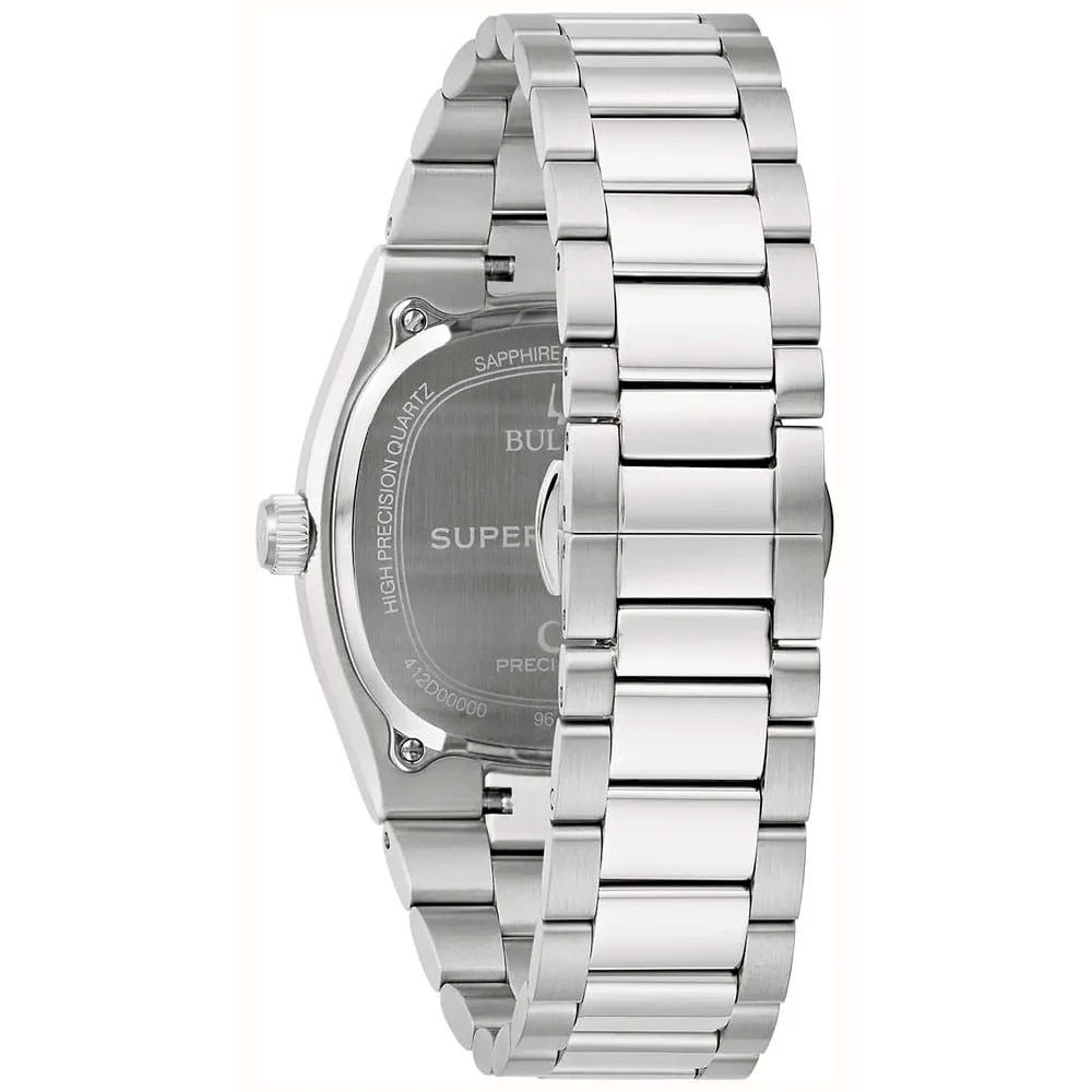 Bulova Bulova Super Seville 96B440,  сша мужские часы на браслете нержавеющая сталь боковой вид
