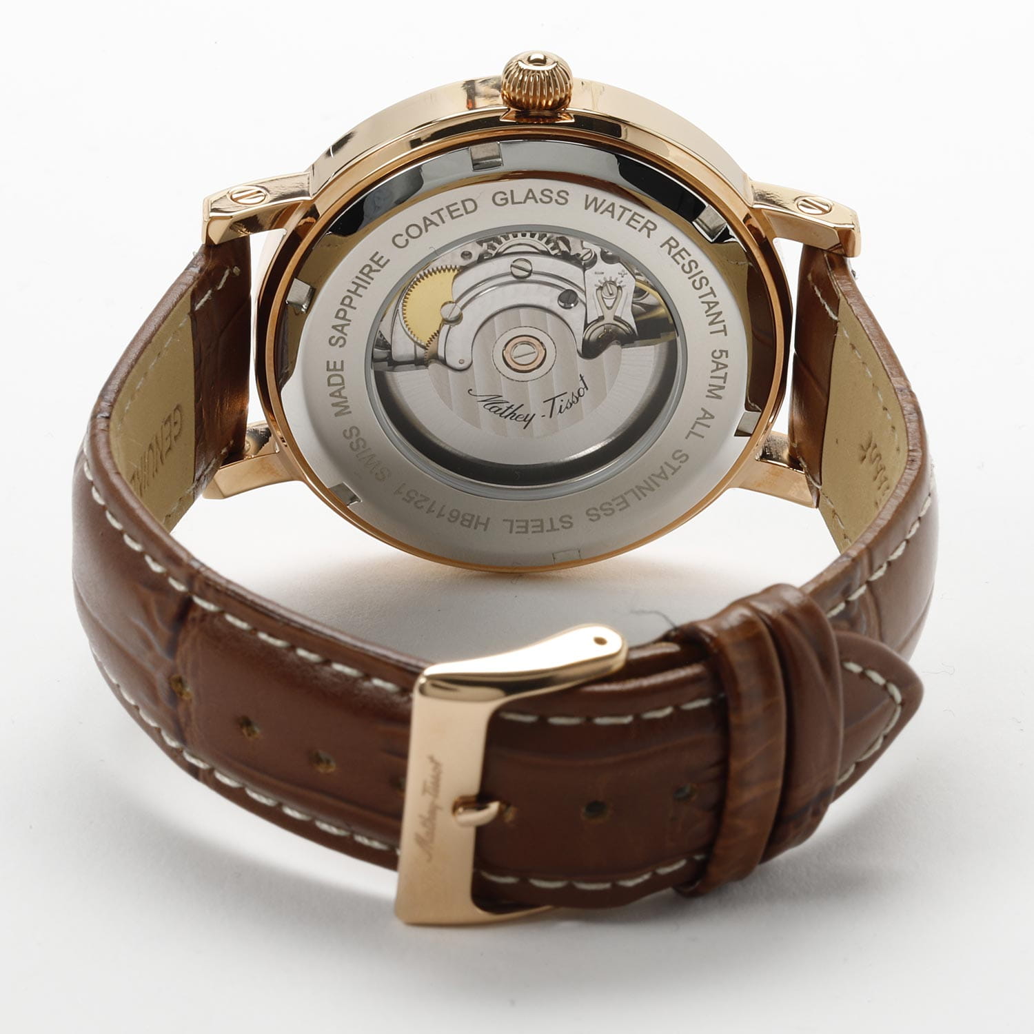 Оригинальные часы Mathey-Tissot Mathey-Tissot City Auto HB611251ATPBR механические калибр механизма stp1-11 общий вид