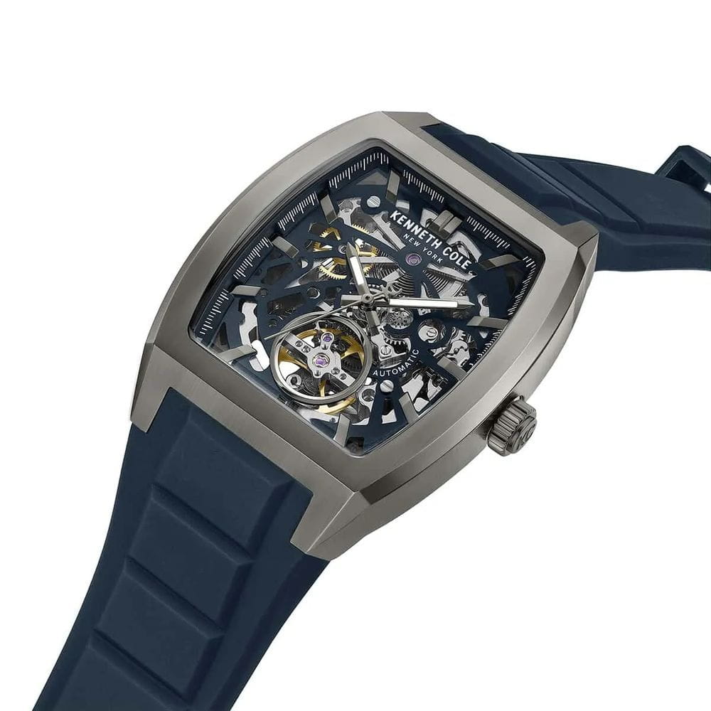 Kenneth Cole Kenneth Cole Automatic KCWGZ0077401,  сша мужские часы на браслете силикон боковой вид