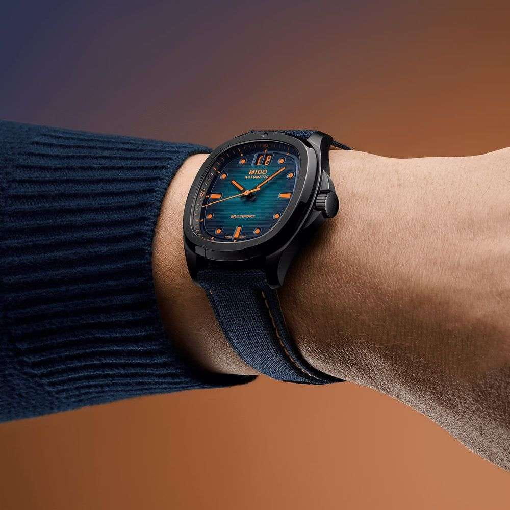 Оригинальные часы Mido Mido Multifort TV Big Date M049.526.37.041.00 механические калибр механизма mido calibre 80 (на базе eta c07.651) общий вид