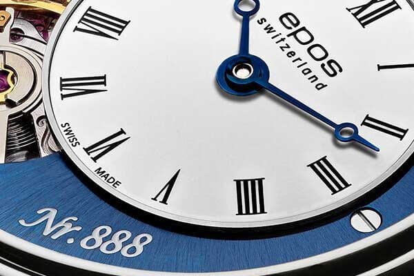 Epos Epos Oeuvre d'art Limited Edition 3435.313.20.26.30,  швейцария мужские часы на браслете нержавеющая сталь боковой вид