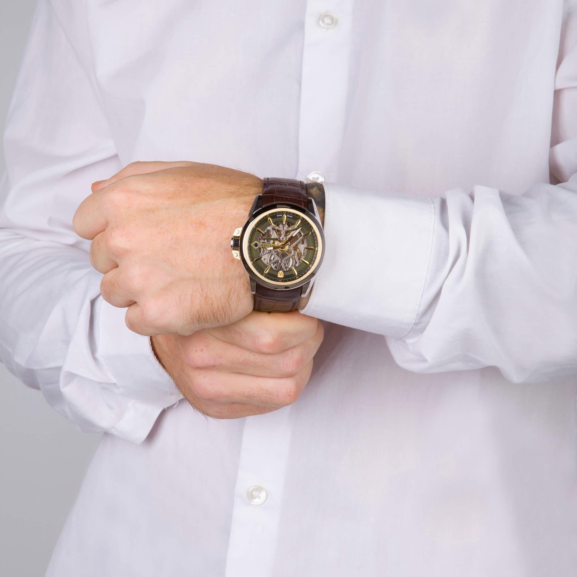 Wainer Wainer WA.25677-F , наручные мужские часы фото под углом