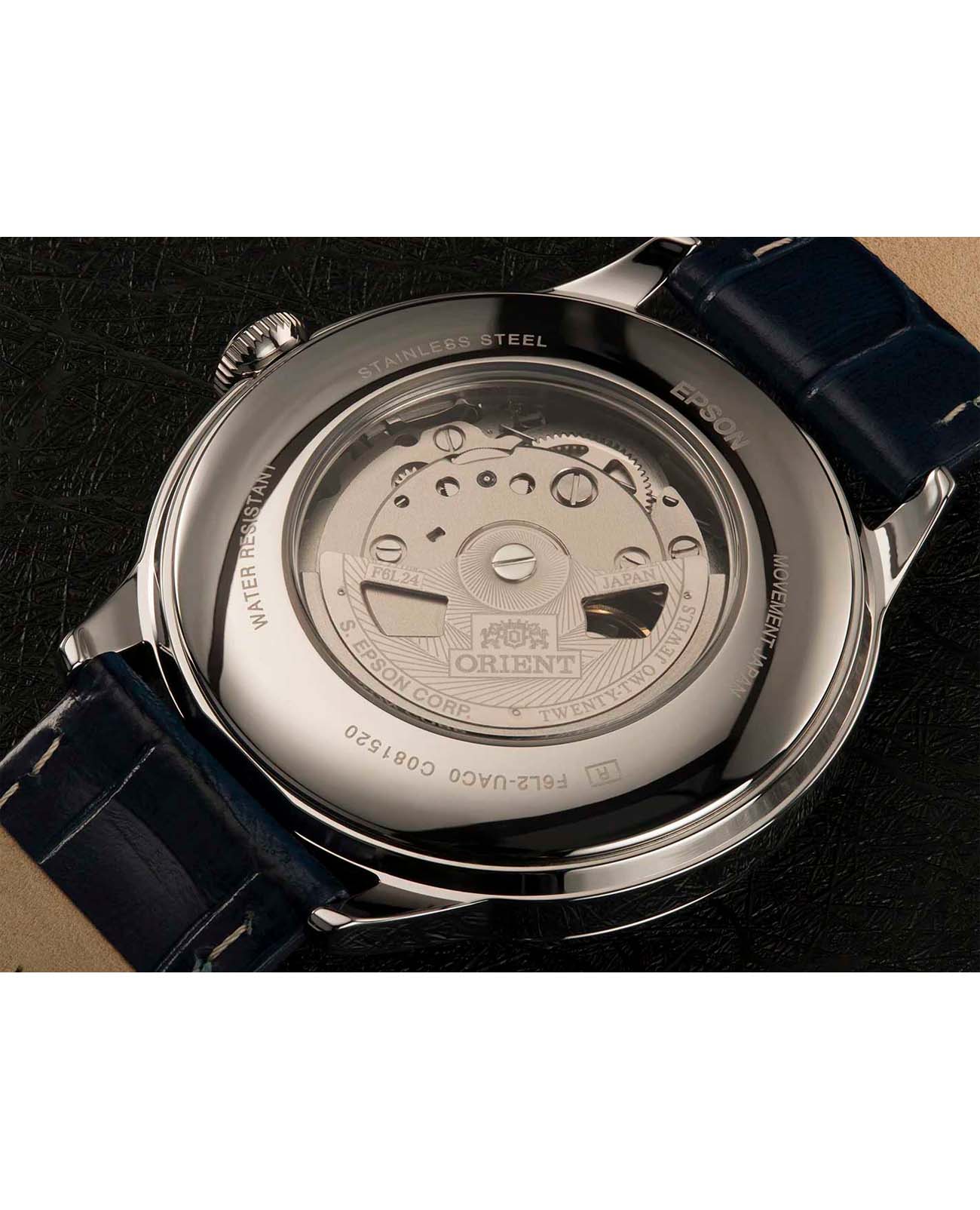 Orient Orient Automatic RA-AS0103A (RN-AS0103A)  — детали корпуса и кожаный