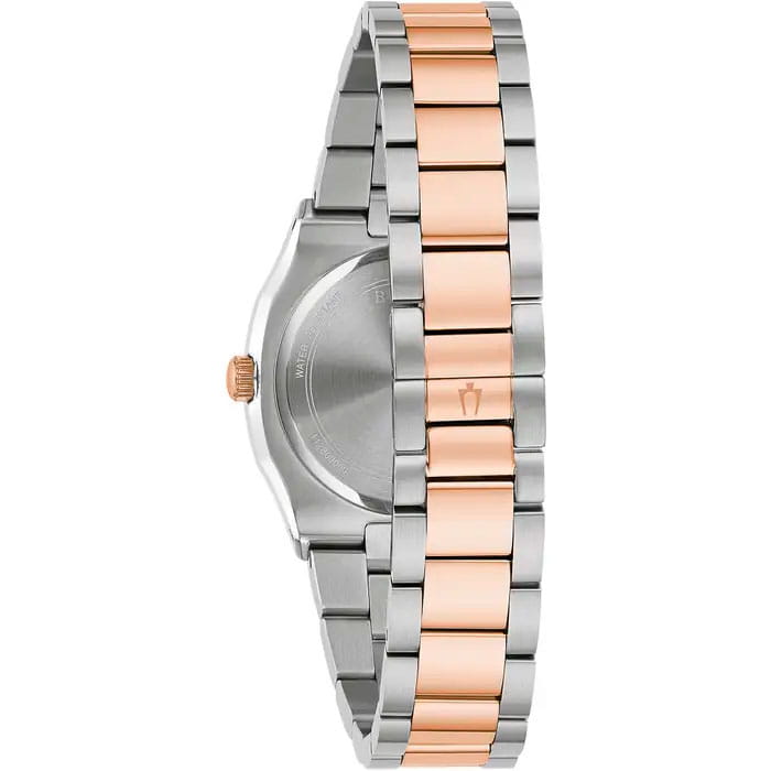 Bulova Bulova Surveyor 98R283,  сша женские часы на браслете нержавеющая сталь с ip-покрытием боковой вид
