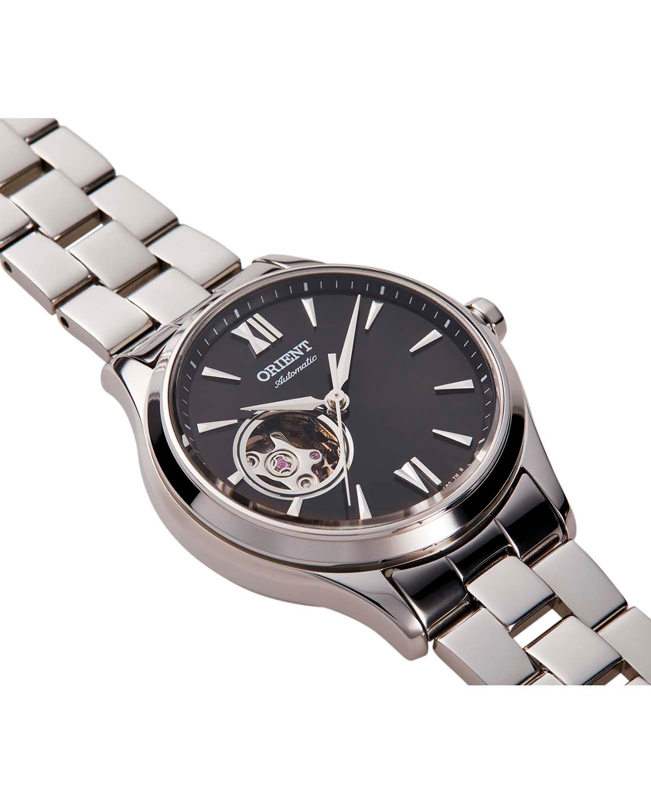 Orient Orient RA-AG0021B (RN-AG0021B), classic automatic япония женские часы на браслете нержавеющая сталь боковой вид