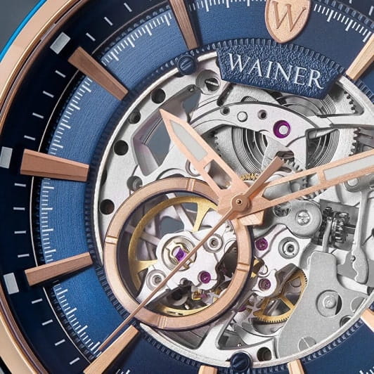 Wainer Wainer Iconic WA.25988-C,  швейцария мужские часы на браслете нержавеющая сталь боковой вид