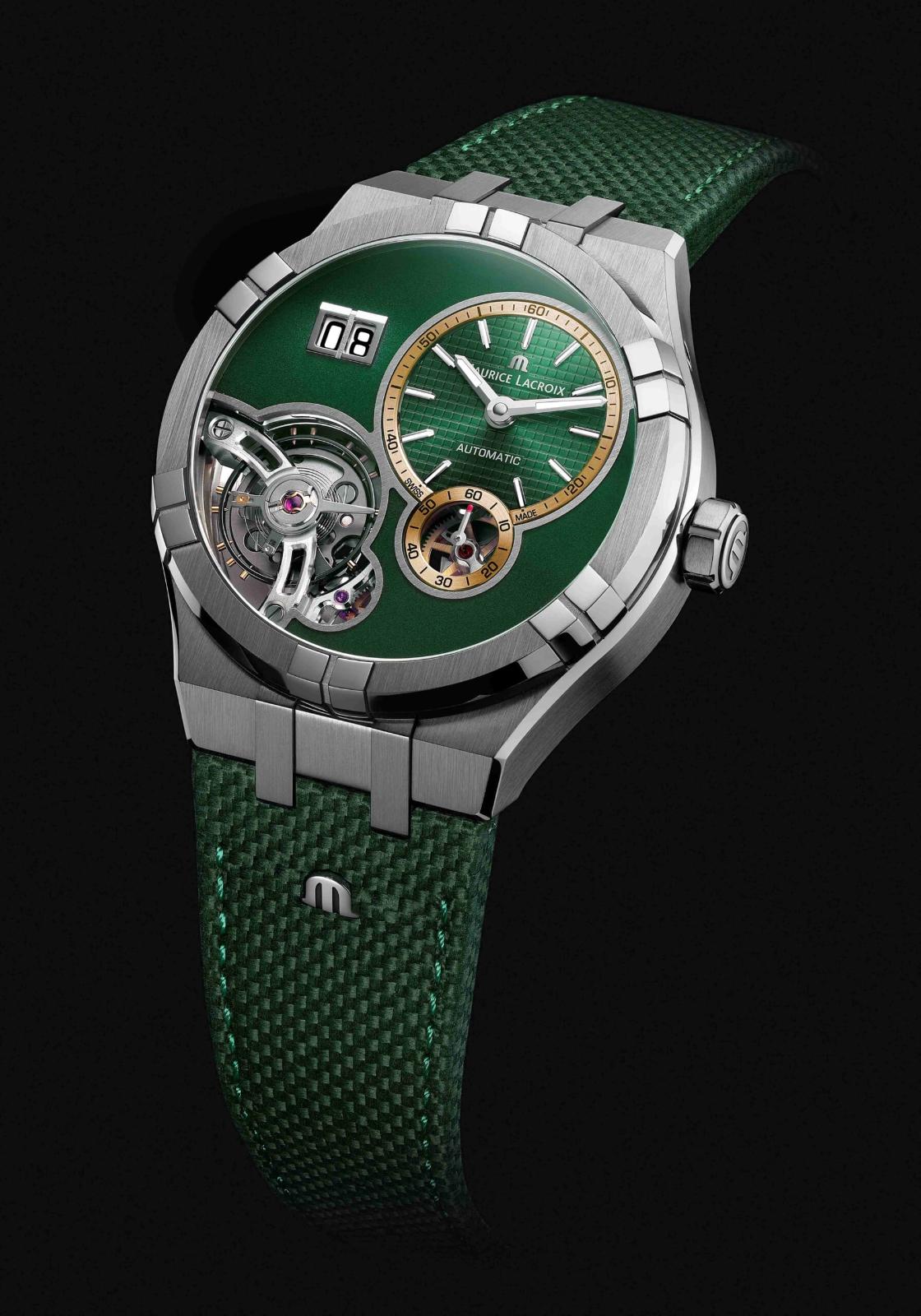 Оригинальные часы Maurice Lacroix Maurice Lacroix Aikon Tide AI6118-SS00B-630-5 механические калибр механизма ml331 общий вид