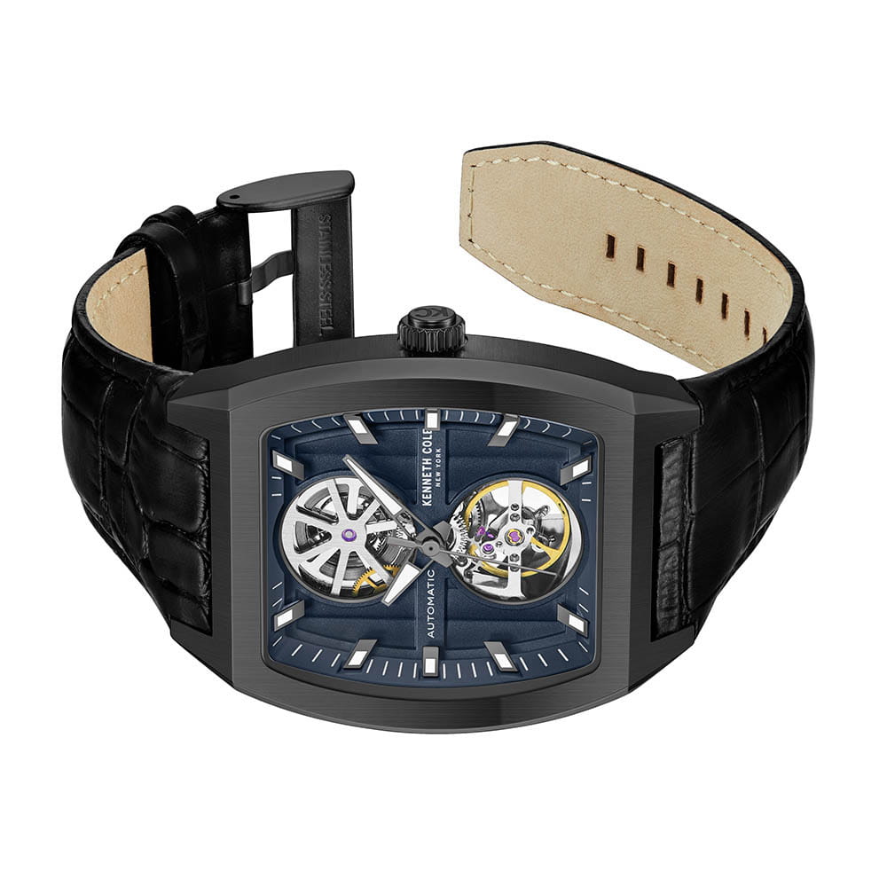 Kenneth Cole Kenneth Cole Automatic KCWGX0058802  — детали корпуса и кожаный