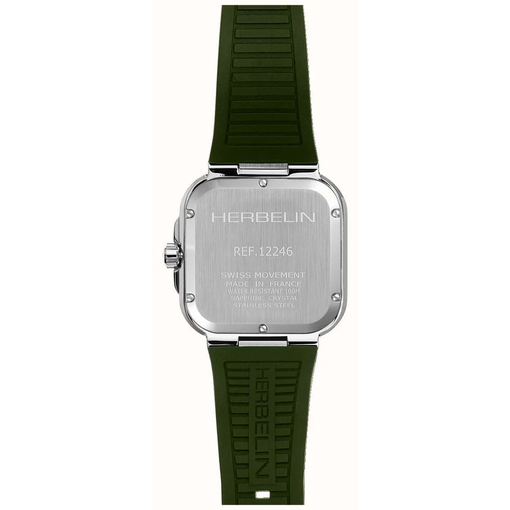 Herbelin Herbelin Cap Camarat 12246A116CK,  франция мужские часы на браслете силикон боковой вид