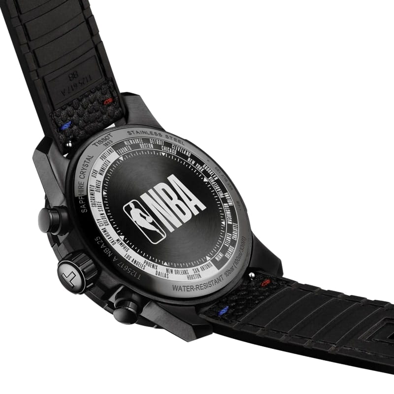 Tissot Tissot Supersport Nba Special Edition T125.617.37.067.00, t-sport швейцария мужские часы на браслете кожаный боковой вид