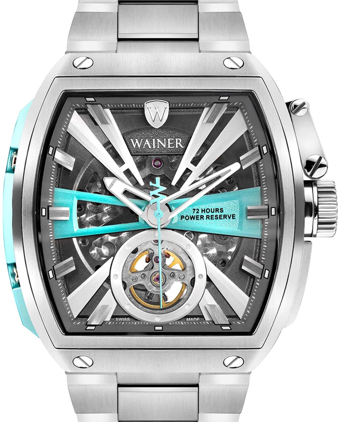 Wainer Wainer Automatic WA.25150-G , наручные мужские часы фото под углом