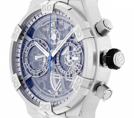 Maurice Lacroix Maurice Lacroix Aikon Automatic Chronograph AI6098-SS002-090-1 , наручные мужские часы фото под углом