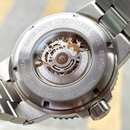 Оригинальные часы Epos Epos Sportive 3441.135.26.16.30 механические калибр механизма sw-200 общий вид