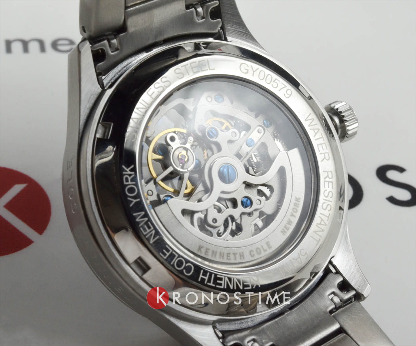 Kenneth Cole Kenneth Cole Automatic KCWGY0057903  - задняя крышка металл сталь корпуса, сша часы