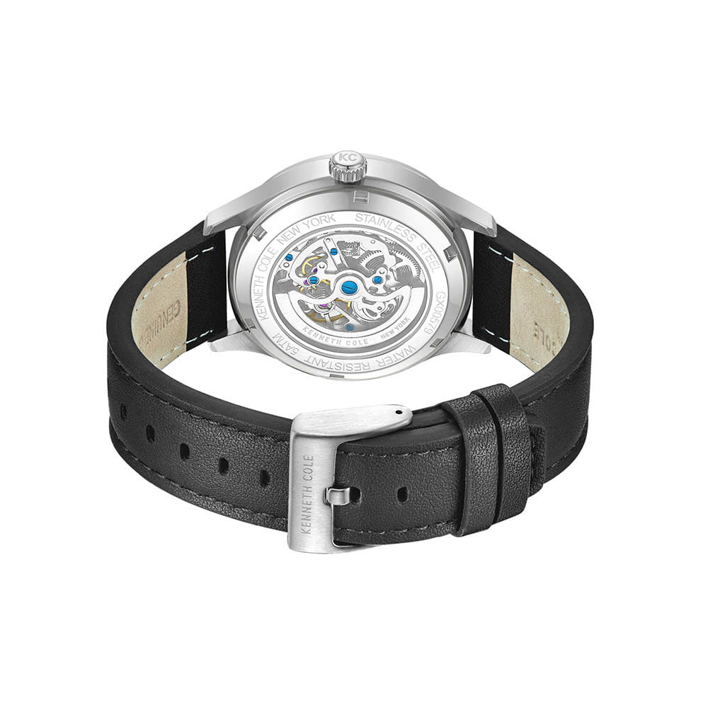 Kenneth Cole Kenneth Cole Automatic KCWGX0057902,  сша мужские часы на браслете кожаный боковой вид