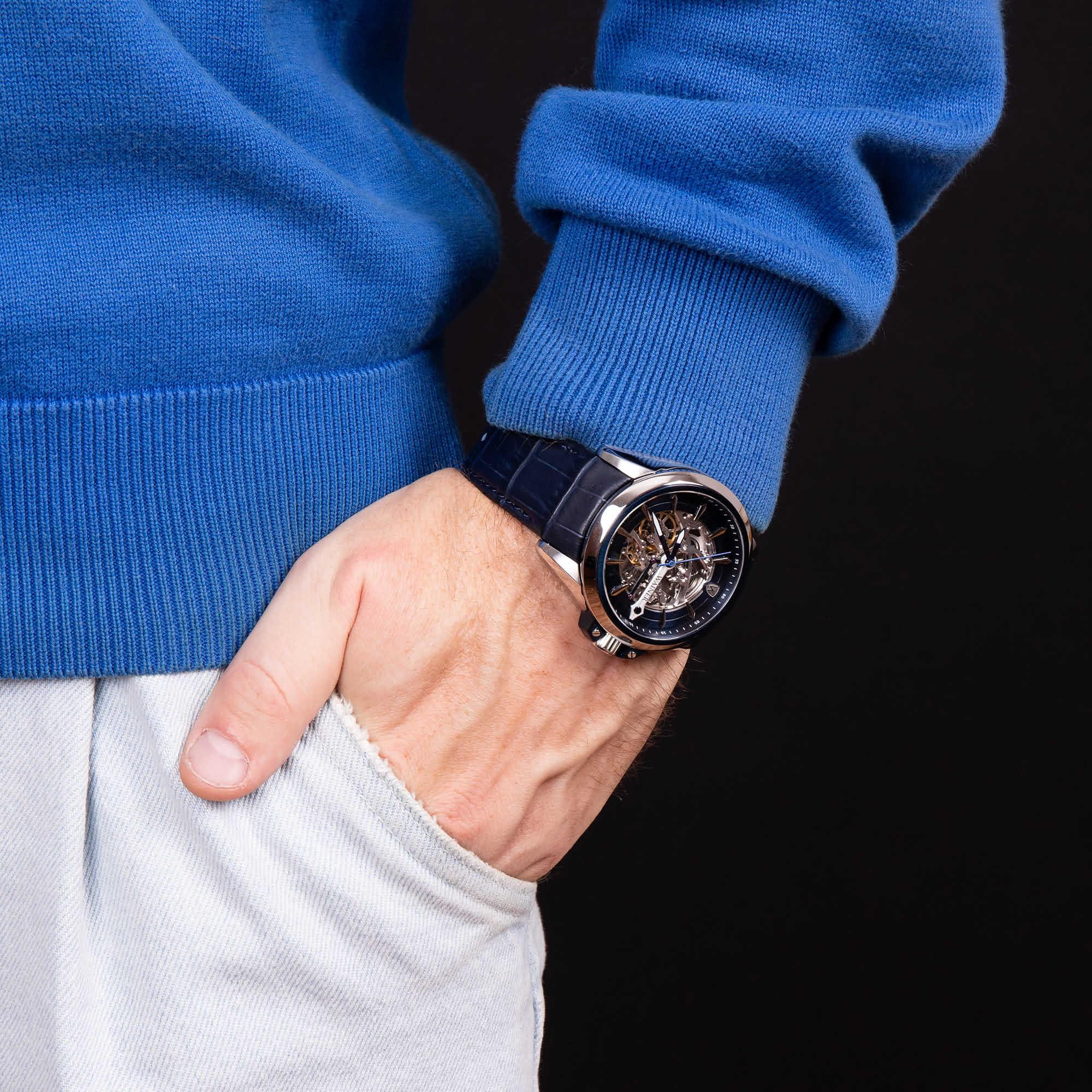 Wainer Wainer WA.25677-D		 , наручные мужские часы фото под углом