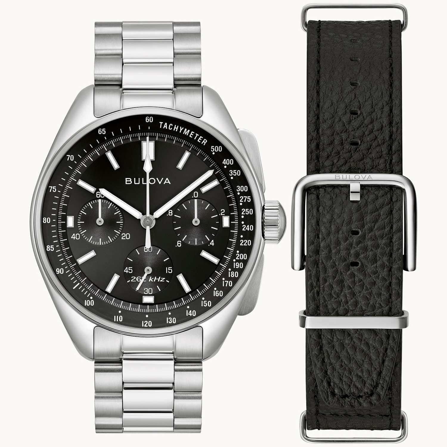 Оригинальные часы Bulova Bulova Lunar Pilot Chronograph 96K111 кварцевые калибр механизма  общий вид