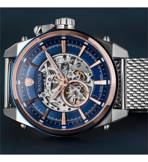 Оригинальные часы Wainer Wainer Iconic WA.25988-C механические калибр механизма wainer s10 общий вид