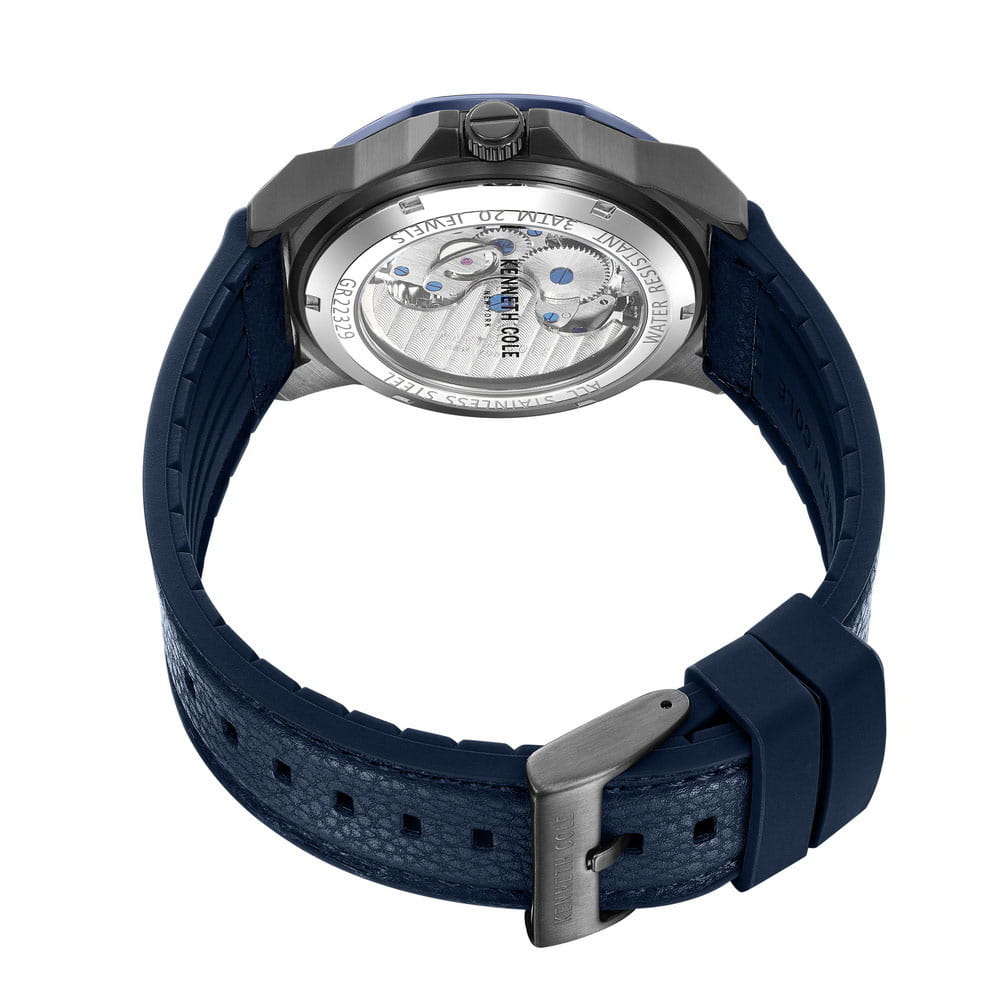 Kenneth Cole Kenneth Cole Automatic KCWGR2232901,  сша мужские часы на браслете кожаный боковой вид