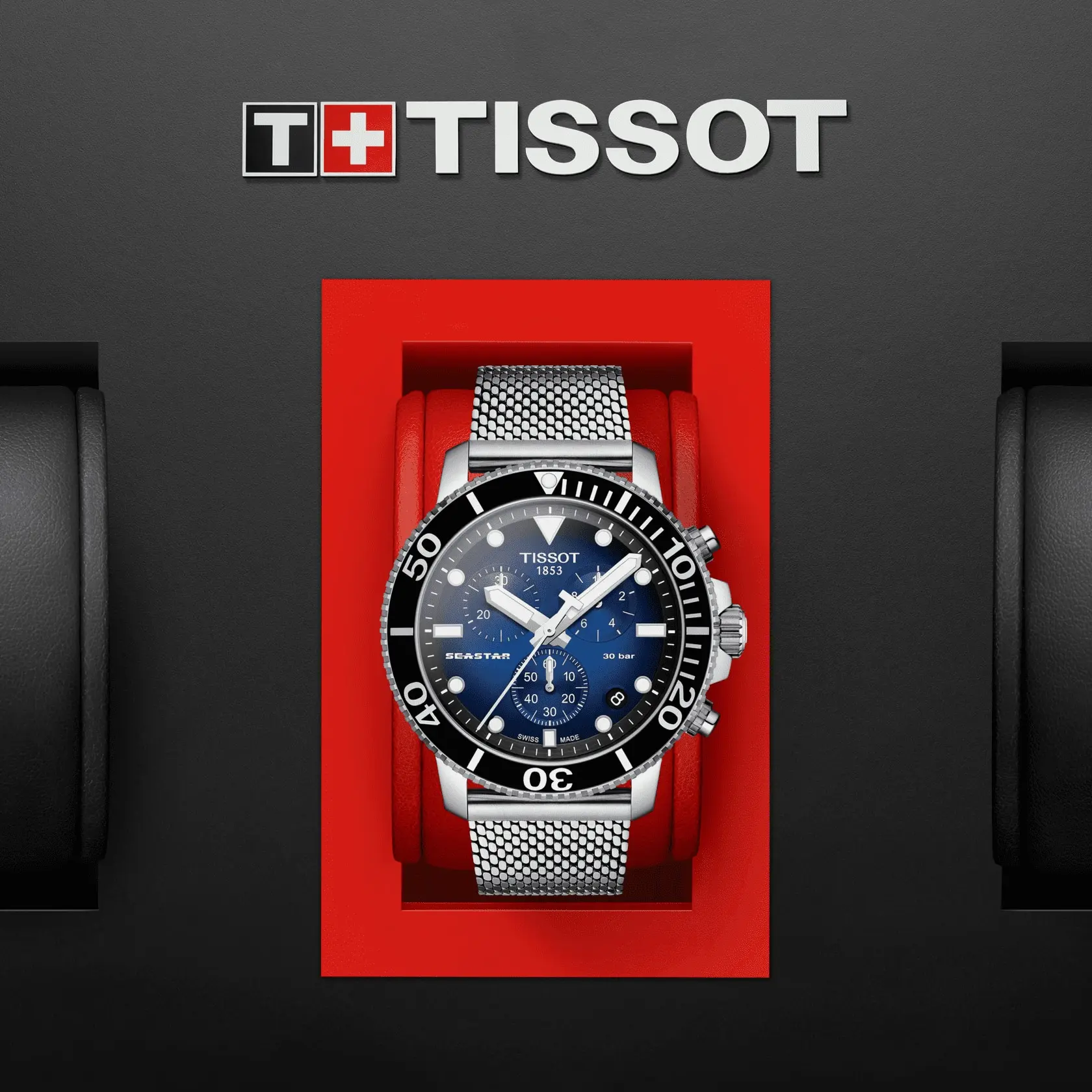 Часы Tissot Seastar 1000 Chronograph T1204171104102 купить в Новосибирске  по цене 86989 RUB: описание, характеристики