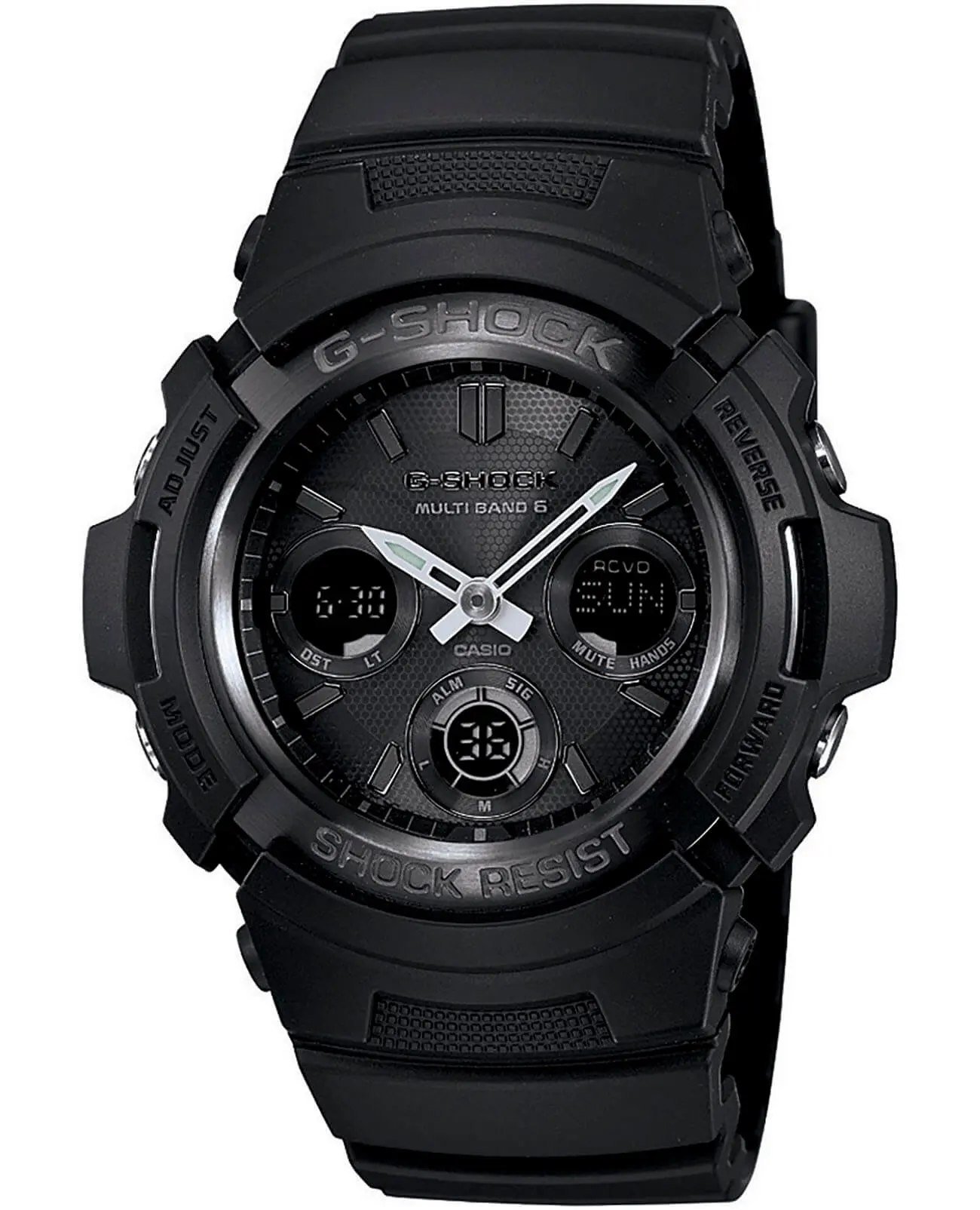 Часы Casio G-Shock AWG-M100B-1A купить в Новосибирске по цене 26426 RUB:  описание, характеристики