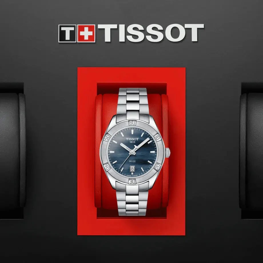 Часы Tissot PR 100 Sport Chic T1019101112100 купить в Новосибирске по цене  56389 RUB: описание, характеристики