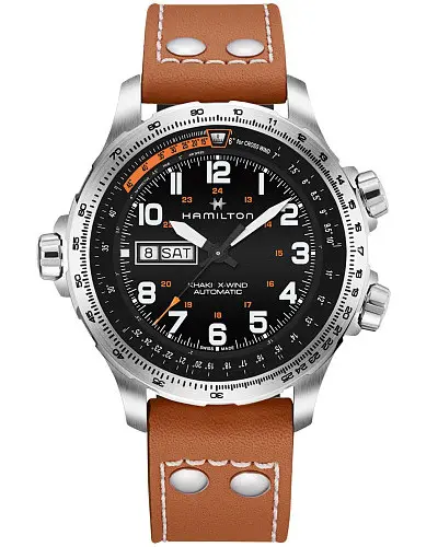 Hamilton Khaki Aviation X-Wind Day Date Auto Chrono H77755533