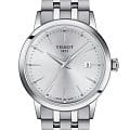 Tissot Tissot Classic Dream T129.410.11.031.00 Classic Dream T1294101103100 кварцевые мужские часы  серебристый циферблат, браслет нержавеющая сталь — вид спереди
