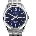 Casio Casio Collection MTP-1335D-2AVDF (MTP-1335D-2A) кварцевые мужские часы часы, крупный план синий циферблат