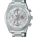 Casio Casio Edifice EFB-710D-7AVUDF (EFB-710D-7A)  EFB-710D-7A кварцевые мужские часы  серебристый циферблат, браслет нержавеющая сталь — вид спереди