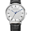 Romanson Romanson TL1B24DMBWAS5U  TL1B24DMBWAS5U кварцевые мужские часы  белый циферблат, браслет кожаный — вид спереди