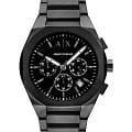 Armani Exchange Armani Exchange Rafael AX4183  AX4183 кварцевые мужские часы  черный циферблат, браслет нержавеющая сталь с ip-покрытием — вид спереди