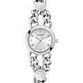 Guess Guess Bejeweled GW0758L1  GW0758L1 кварцевые женские часы  серебристый циферблат, браслет нержавеющая сталь — вид спереди