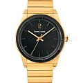 Pierre Lannier Pierre Lannier Candide  215L032  215L032 кварцевые мужские часы  черный циферблат, браслет нержавеющая сталь с ip-покрытием — вид спереди