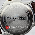 Jacques Lemans Jacques Lemans 1-1540H кварцевые мужские часы часы, крупный план серый циферблат