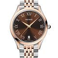 Balmain Balmain Classic R B4108.31.52  B4108.31.52 кварцевые мужские часы  коричневый циферблат, браслет нержавеющая сталь с pvd-покрытием — вид спереди