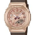 Casio Casio G-Shock GM-S2100CB-5ADR (GM-S2100CB-5A) GM GM-S2100CB-5A электронные женские часы  розовый циферблат, браслет пластик — вид спереди