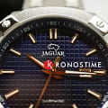 Jaguar Jaguar Diplomatic Quartz J1009/2 кварцевые мужские часы часы, крупный план синий циферблат