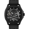 Philipp Plein Philipp Plein Plein Philipp PWRAA0923  PWRAA0923 механические мужские часы  черный циферблат, браслет силикон — вид спереди