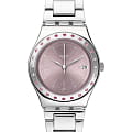 Swatch Swatch I Medium Standard YLS455G  YLS455G кварцевые женские часы  розовый циферблат, браслет нержавеющая сталь — вид спереди